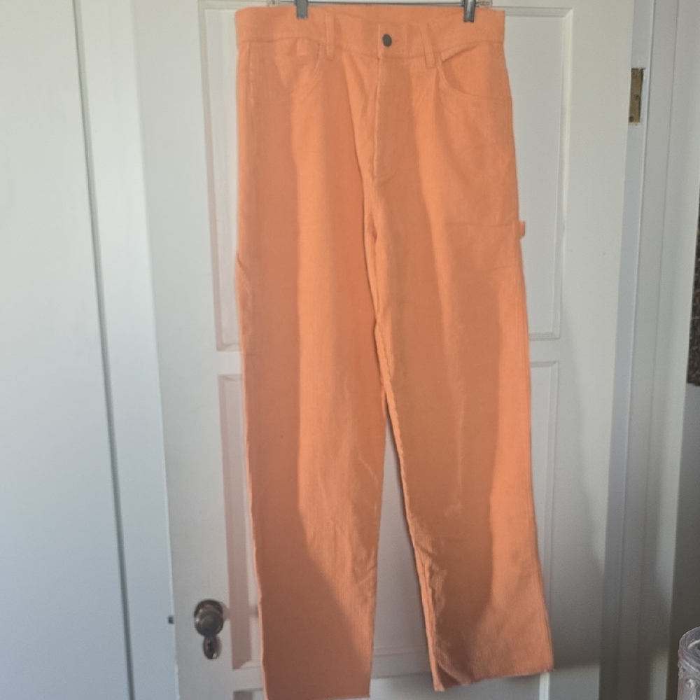 drew house Men's Corduroy Pants in Vibrant Orange